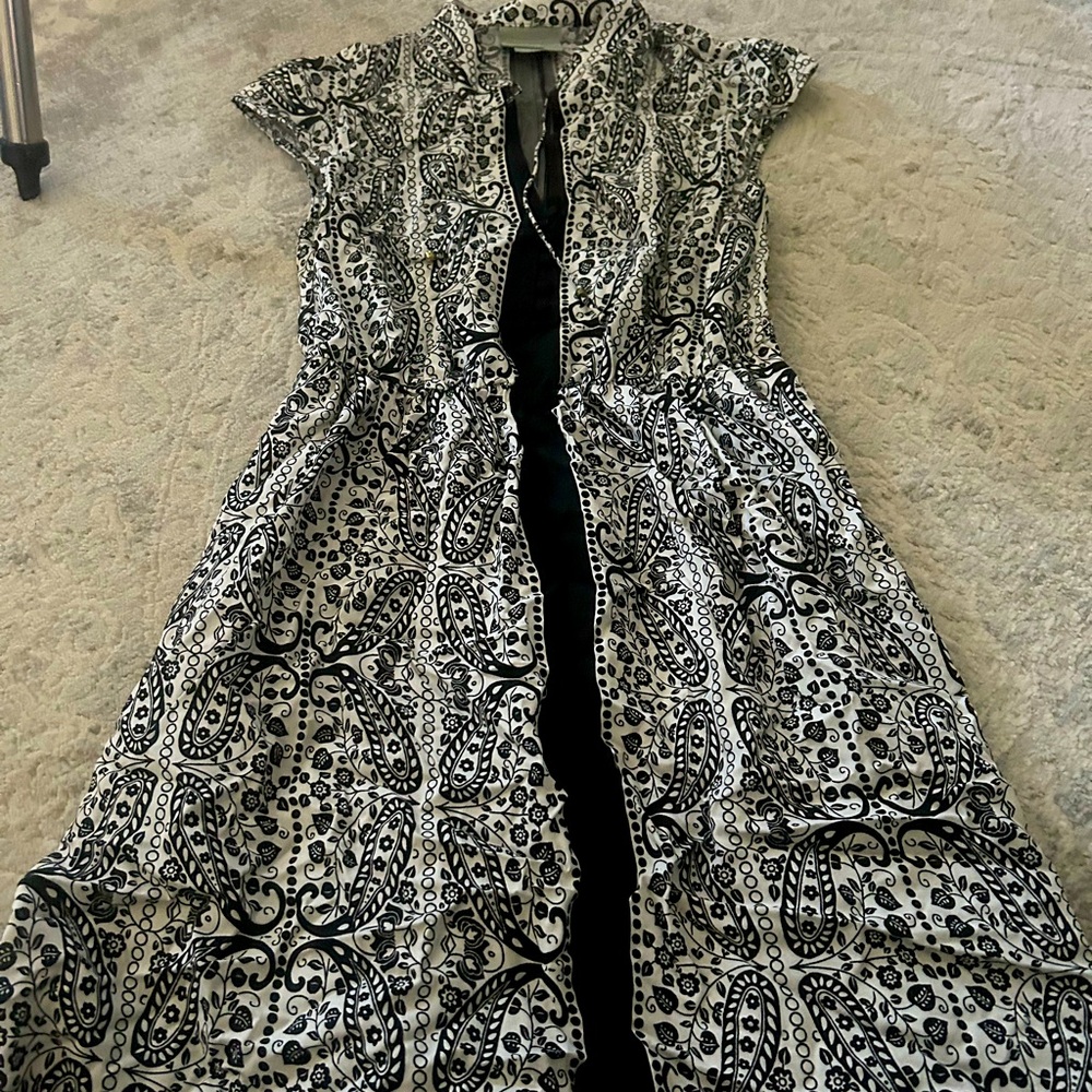 Anthropologie Maeve paisley print midi dress